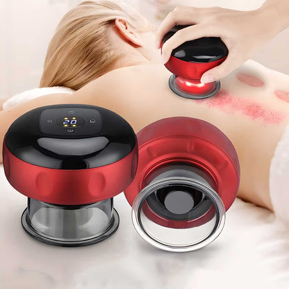 UrbanEase™ Electric Cupping Therapy Machine – 12-Level Suction & Heat