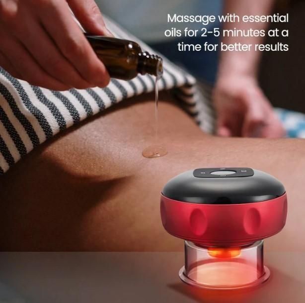 UrbanEase™ Electric Cupping Therapy Machine – 12-Level Suction & Heat