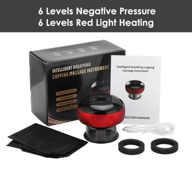UrbanEase™ Electric Cupping Therapy Machine – 12-Level Suction & Heat