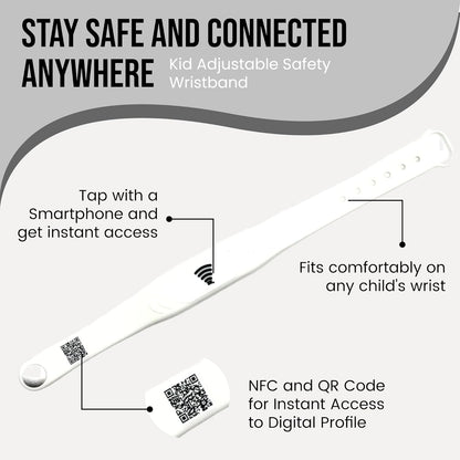 UrbanEase™ NFC Smart Band | Medical ID + Digital Business Card – No App Needed
