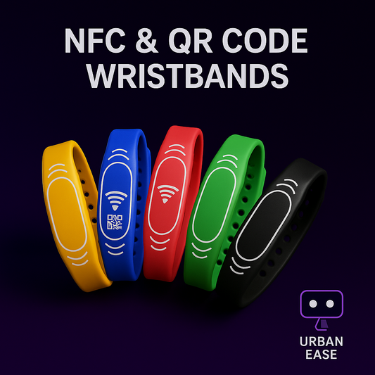 UrbanEase™ NFC Smart Band | Medical ID + Digital Business Card – No App Needed